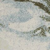 Nourison Trance Floral Ivory/Multi 3'11" x 5'11" Area -Rug, Easy -Cleaning, Non Shedding, Bed Room, Living Room, Dining Room, Kitchen (4x6)