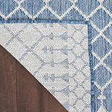 Nourison Positano Navy Blue 5' x 7' Area Rug, Indoor/Outdoor, Easy Cleaning, Non Shedding, Bedroom, Living Room, Dining Room, Deck, Backyard, Patio