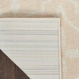 Nourison Essentials Indoor/Outdoor Ivory Beige 4' x 6' Area Rug, Easy Cleaning, Non Shedding, Bed Room, Living Room, Dining Room, Backyard, Deck, Patio (4x6)