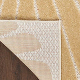 Nourison Aloha Indoor/Outdoor Ivory Multicolor 3'6" x 5'6" Area -Rug, Easy -Cleaning, Non Shedding, Bed Room, Living Room, Dining Room, Backyard, Deck, Patio (4x6)