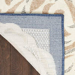 Nourison Aloha 5' x 8' Blue Gray Fabric Contemporary Area Rug (5' x 8')