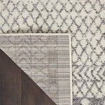 Nourison Passion Bohemian Ivory/Grey 1'10" x 2'10" Area -rug, Easy -cleaning, Non Shedding, Bed Room, Living Room, Dining Room, Kitchen (2x3)