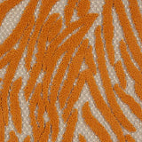 Nourison Aloha Indoor/Outdoor Orange 2'8" x 4' Area -rug, Easy -cleaning, Non Shedding, Bed Room, Living Room, Dining Room, Deck, Backyard, Patio (3x4)