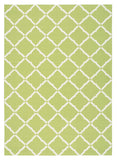 Nourison Home & Garden Indoor/Outdoor Morrocan Light Green 4'3" x 6'3" Area-Rug, Easy-Cleaning, Non Shedding, Bed Room, Living Room, Dining Room, Deck, Patio (4x6)