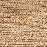 Nourison Natural Jute Solid Natural 4' x Square Area -rug, Easy -cleaning, Non Shedding, Bed Room, Living Room, Dining Room, Kitchen (4 Square)