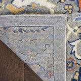 Nourison Home Allur All-over design Grey 4' x 6' Area -Rug, Easy -Cleaning, Non Shedding, Bed Room, Living Room, Dining Room, Kitchen (4x6)