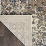 Nourison Concerto Traditional Beige Grey 4' x Square Area -Rug, Easy -Cleaning, Non Shedding, Bed Room, Living Room, Dining Room, Kitchen (4 Square)