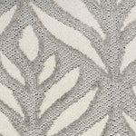 Nourison Aloha Indoor/Outdoor Grey 2'8" x 4' Area Rug, Easy Cleaning, Non Shedding, Bed Room, Living Room, Dining Room, Backyard, Deck, Patio (3x4)