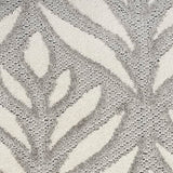 Nourison Aloha Indoor/Outdoor Grey 2'8" x 4' Area Rug, Easy Cleaning, Non Shedding, Bed Room, Living Room, Dining Room, Backyard, Deck, Patio (3x4)