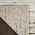 Nourison Serenity Home Abstract Ivory Beige 3'11" x 5'11" Area Rug, Easy Clean, Non Shedding, Bed Room, Living Room, Dining Room, Backyard, Deck, Patio (4x6)