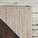 Nourison Serenity Home Abstract Ivory Beige 3'11" x 5'11" Area Rug, Easy Clean, Non Shedding, Bed Room, Living Room, Dining Room, Backyard, Deck, Patio (4x6)