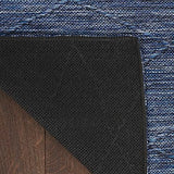 Nourison Practical Solutions Outdoor Navy Blue 3' x 5' Area Rug, Easy Cleaning, Non Shedding, Bed Room, Living Room, Dining Room, Deck, Backyard, Patio (3x5)