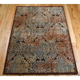 Nourison Graphic Illusions Vintage Grey 2'3" x 3'9" Area-Rug, Easy washing, Non Shedding, Bed Room, Living Room, Dining Room, Kitchen (2x4)