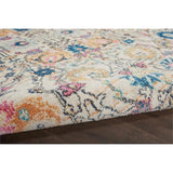 Nourison Passion Ivory/Multi 2'2" x 10' Area Rug, Boho, Moroccan, Bed Room, Living Room, Dining Room, Kitchen, Easy Cleaning, Non Shedding, (10' Runner)