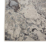 Nourison Maxell Modern Abstract Grey 2'2" x 3'9" Area Rug, (2' x 4')