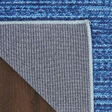 Nourison Washables Abstract Blue 5'2" x 7' Area Rug, Easy Clean, Non Shedding, Bed Room, Living Room, Dining Room, Kitchen (5x7)