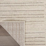 Nourison Andes Abstract Ivory Grey 2'2" x 7'6 Area Rug, Easy Cleaning, Non Shedding, Bed Room, Living Room, Dining Room, Kitchen (2x8)