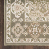 Nourison Grafix Bohemian Green 2'3" x 7'6" Area -Rug, Easy -Cleaning, Non Shedding, Bed Room, Living Room, Dining Room, Kitchen (2x8)