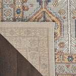 Nourison Concerto Bohemian Grey/Multi 6'7" x 9'6" Area -Rug, Easy -Cleaning, Non Shedding, Bed Room, Living Room, Dining Room, Kitchen (7x10)