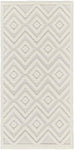 Nourison Versatile Indoor/Outdoor Ivory/White 2' x 4' Area Rug, Easy Cleaning, Non Shedding, Bed Room, Living Room, Dining Room, Backyard, Deck, Patio (2x4)