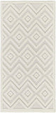 Nourison Versatile Indoor/Outdoor Ivory/White 2' x 4' Area Rug, Easy Cleaning, Non Shedding, Bed Room, Living Room, Dining Room, Backyard, Deck, Patio (2x4)
