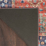 Nourison Fulton Traditional Rust 5' x 7' Area -Rug, Easy -Cleaning, Non Shedding, Bed Room, Living Room, Dining Room, Kitchen (5x7)