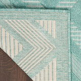 Nourison Versatile 4' x 6' Area Rug with Aqua and Teal Finish 099446043504