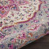 Nourison Passion Grey/Multi 2'2" x 10' Area -Rug, Farmhouse, Transitional, Bed Room, Living Room, Dining Room, Kitchen, Easy -Cleaning, Non Shedding, (10' Runner)