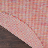 Nourison Positano Indoor/Outdoor Rainbow 6' x Round Area Rug, Easy Cleaning, Non Shedding, Bed Room, Living Room, Dining Room, Backyard, Deck, Patio (6 Round)