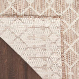 Nourison Positano Indoor/Outdoor Beige 5' x 7' Area Rug, Easy Cleaning, Non Shedding, Bed Room, Living Room, Dining Room, Deck, Backyard, Patio (5x7)
