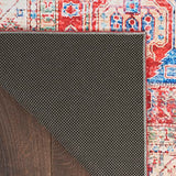 Nourison Fulton Traditional Red 5' x 7' Area -Rug, Easy -Cleaning, Non Shedding, Bed Room, Living Room, Dining Room, Kitchen (5x7)