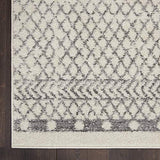 Nourison Passion Bohemian Ivory/Grey 1'10" x 6' Area Rug, Easy Clean, Non Shedding, Bed Room, Living Room, Dining Room, Kitchen (2x6)