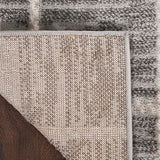 Nourison Serenity Home 3'11" x 5'11" Grey Ivory Modern Indoor Rug