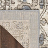 Nourison Concerto Blue 2'2" x 7'6" Area Rug Easy Clean, Non Shedding, Bed Room, Living Room, Dining Room, Kitchen (8' Runner)