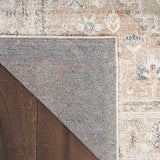 Nourison Astra Machine Washable Traditional Sage Multi 2'2" x 10' Area Rug, Easy Clean, Non Shedding, Bed Room, Living Room, Dining Room, Kitchen (2x10)