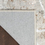 Nourison Glam Modern Grey Multicolor 3'11" x 5'11" Area -Rug, Easy -Cleaning, Non Shedding, Bed Room, Living Room, Dining Room, Kitchen (4x6)