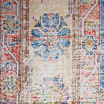 Nourison Fulton Traditional Blue/Ivory 2'3" x 7'6" Area Rug, Easy Clean, Non Shedding, Bed Room, Living Room, Dining Room, Kitchen (2x8)