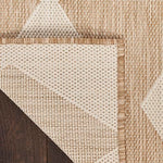 Nourison Positano Indoor/Outdoor Jute 4' x 6' Area Rug, Easy Cleaning, Non Shedding, Bed Room, Living Room, Dining Room, Backyard, Deck, Patio (4x6)