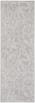 Nourison Whimsicle Floral Grey 2' x 8' Area Rug, Easy Cleaning, Non Shedding, Bed Room, Living Room, Dining Room, Kitchen (2x8)