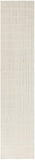 Nourison Cozy Modern Ivory Grey 2'2" x 10' Area Rug Easy Clean, Non Shedding, Bed Room, Living Room, Dining Room, Kitchen (10' Runner)