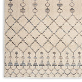Nourison Royal Moroccan Farmhouse Beige/Grey 2'3" x 12' Area Rug, Easy Cleaning, Non Shedding, Bed Room, Living Room, Dining Room, Kitchen (2x12)