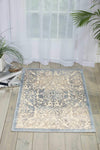 Nourison Graphic Illusions Vintage Grey 2'3" x 3'9" Area-Rug, Easy washing, Non Shedding, Bed Room, Living Room, Dining Room, Kitchen (2x4)
