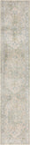 Nourison Astra Machine Washable Blue Green 2'2" x 10' Area Rug, Easy Clean, Non Shedding, Bed Room, Living Room, Dining Room, Kitchen (10' Runner)