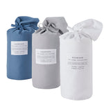 Nourison Dreamscape Solid Blue Queen 4-piece Bedding Sheet Set