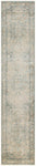 Nourison Astra Machine Washable Traditional Light Blue 2'2" x 10' Area -rug, Easy -cleaning, Non Shedding, Bed Room, Living Room, Dining Room, Kitchen (2x10)