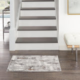 Nourison Elation Abstract Grey Ivory 2' x 3' Area -Rug, Easy -Cleaning, Non Shedding, Bed Room, Living Room, Dining Room, Kitchen (2x3)