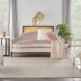 Nourison Essentials Indoor/Outdoor Ivory Beige 5' x Square Area Rug, Easy Cleaning, Non Shedding, Bed Room, Living Room, Dining Room, Backyard, Deck, Patio (5 Square)