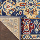 Nourison Grafix Multicolor 2'3" x 7'6" Area -Rug, Moroccan, Bordered, Bed Room, Living Room, Dining Room, Kitchen, Easy -Cleaning, Non Shedding, (8' Runner)
