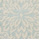 Nourison Jubilant Floral Ivory/Green 2' x 4' Area-Rug, Easy-Cleaning, Non Shedding, Bed Room, Living Room, Dining Room, Kitchen (2x4)