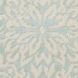 Nourison Jubilant Floral Ivory/Green 2' x 4' Area-Rug, Easy-Cleaning, Non Shedding, Bed Room, Living Room, Dining Room, Kitchen (2x4)